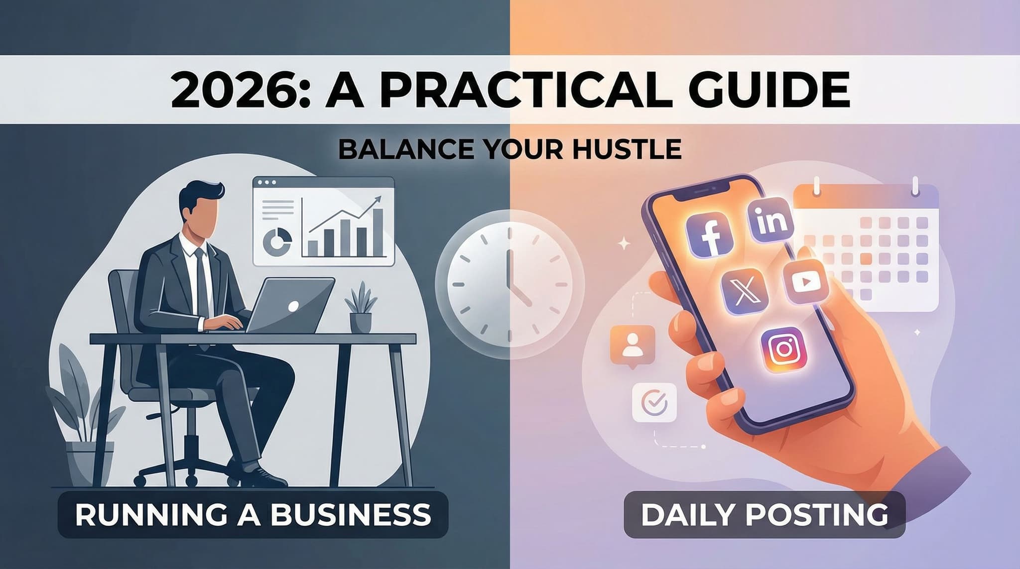 How to Balance Running a Business and Daily Social Media Posting in 2026: A Practical Guide for Entrepreneurs