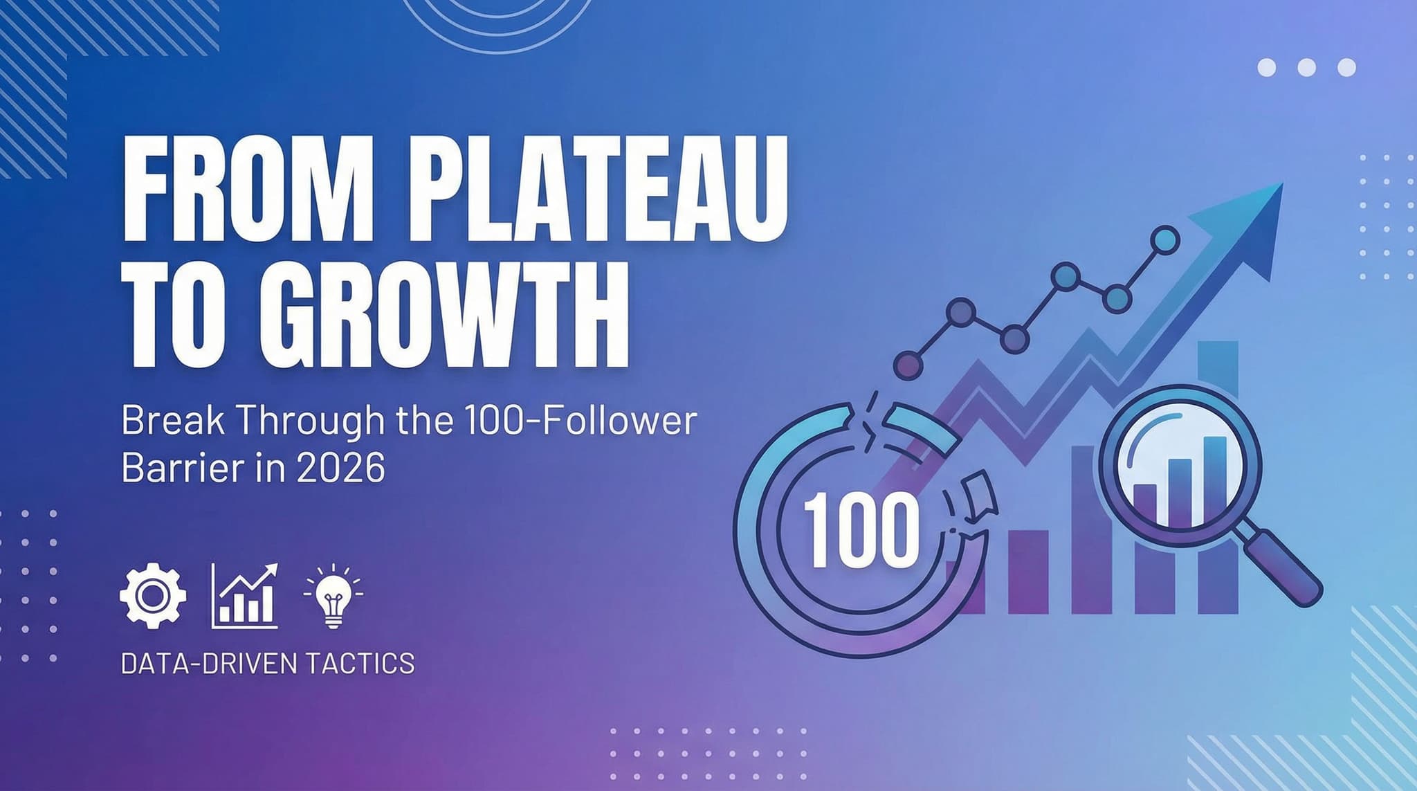 From Plateau to Growth: Break Through the 100-Follower Barrier in 2026 with Data-Driven Tactics