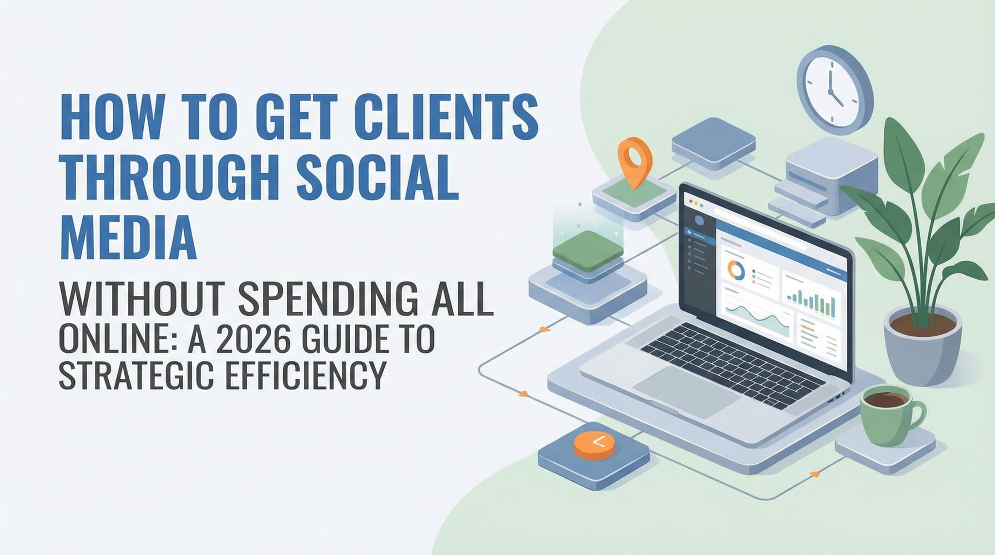 How to Get Clients Through Social Media Without Spending All Day Online: A 2026 Guide to Strategic Efficiency