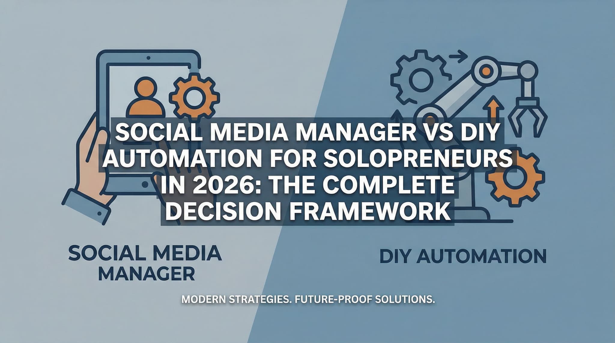 Social Media Manager vs DIY Automation for Solopreneurs in 2026: The Complete Decision Framework