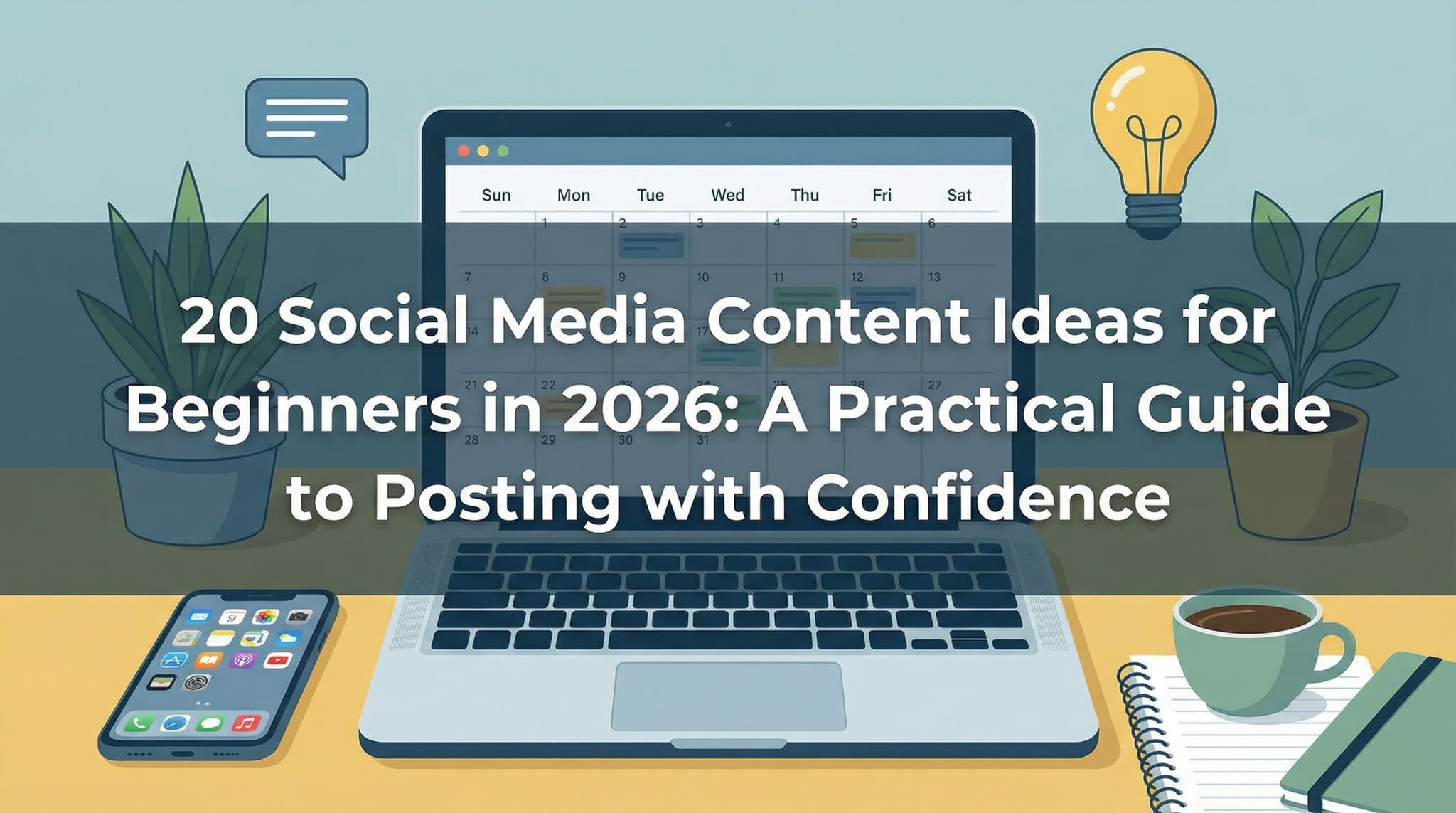 20 Social Media Content Ideas for Beginners in 2026: A Practical Guide to Posting with Confidence