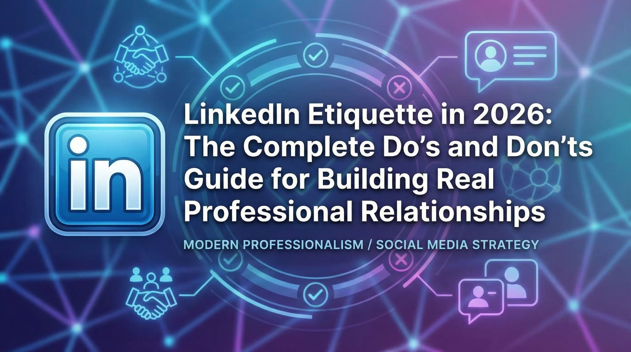 LinkedIn Etiquette in 2026: The Complete Do's and Don'ts Guide for Building Real Professional Relationships