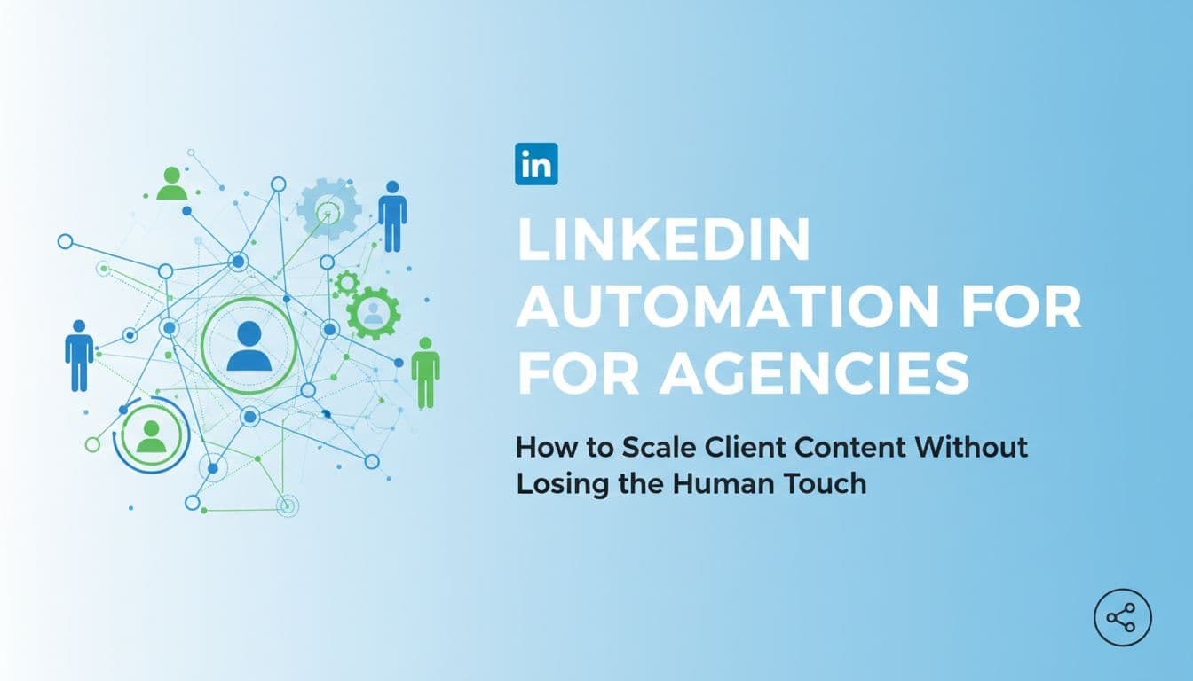 LinkedIn Automation for Agencies: How to Scale Client Content Without Losing the Human Touch