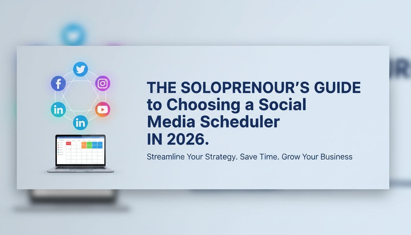 The Solopreneur's Guide to Choosing a Social Media Scheduler in 2026