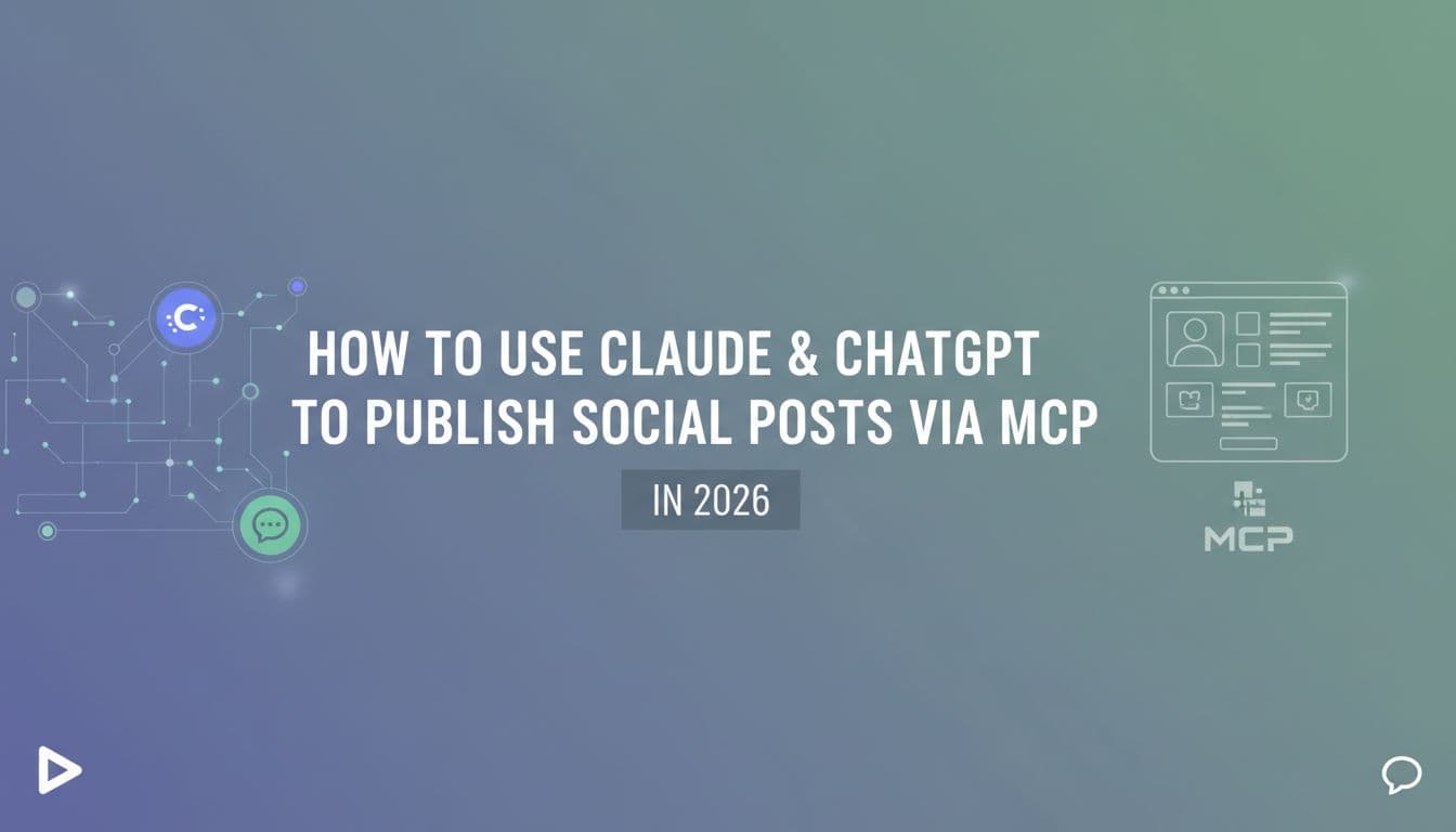 How to Use Claude and ChatGPT to Publish Social Posts via MCP in 2026