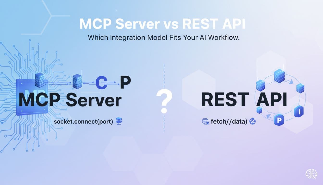 MCP Server vs REST API: Which Integration Model Fits Your AI Workflow
