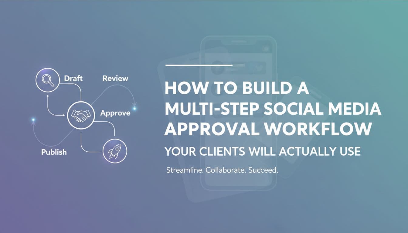 How to Build a Multi-Step Social Media Approval Workflow Your Clients Will Actually Use